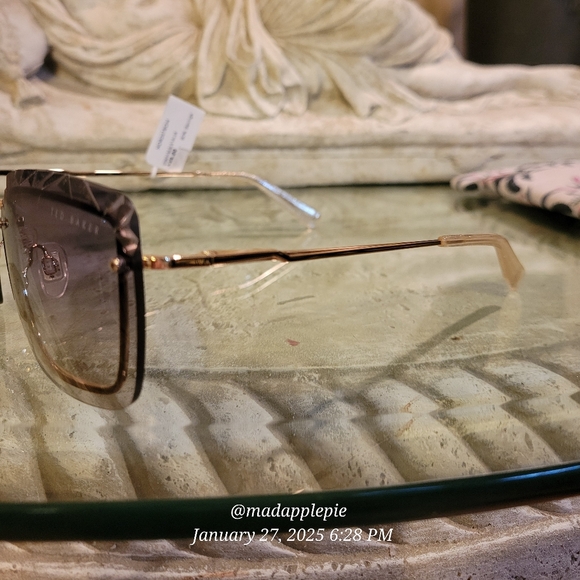 Ted Baker London TWS268 Rimless Sunglasses Designer Luxury Celebrity #143 main image 9